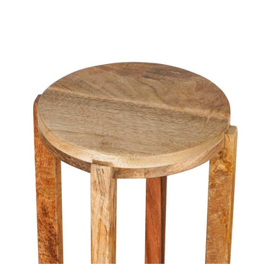 Natural Wooden Side Table at online8 furniture store Auckland