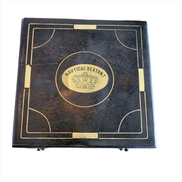 Nautical Brass Sextant with Compass & Box at online8 furniture store Auckland
