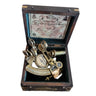 Nautical Brass Sextant with Compass & Box at online8 furniture store Auckland