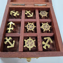 Nautical Os & Xs Set in Wooden Box at online8 furniture store Auckland