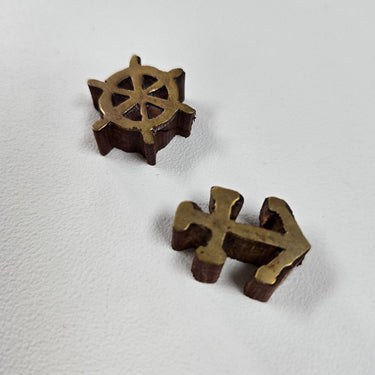 Nautical Os & Xs Set in Wooden Box at online8 furniture store Auckland