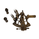 Nautical Solid Brass Sextant With Wooden Box at online8 furniture store Auckland