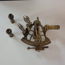 Nautical Solid Brass Sextant With Wooden Box at online8 furniture store Auckland