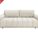 Neave 3 Seat Sofa - Textured Beige at online8 furniture store Auckland