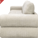 Neave 3 Seat Sofa - Textured Beige at online8 furniture store Auckland