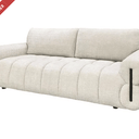 Neave 3 Seat Sofa - Textured Beige at online8 furniture store Auckland