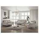 Nebraska 3 Seater Leather Sofa - Pewter at online8 furniture store Auckland