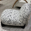 Nero Accent Chair - Black & White at online8 furniture store Auckland