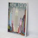 New York Mirrored Wall Art at Online8 Furniture Auckland NZ