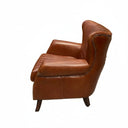 Newark Leather Occasional Chair - Vintage Brown at Online8 Furniture Auckland NZ