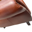 Newark Leather Occasional Chair - Vintage Brown at Online8 Furniture Auckland NZ
