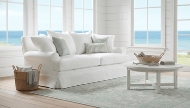 Newport 2.5 Seater Slip Cover Sofa- Cloud at online8 furniture store Auckland