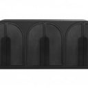 Nico 6-Door Sideboard | Matte Black at Online8 Furniture Auckland NZ