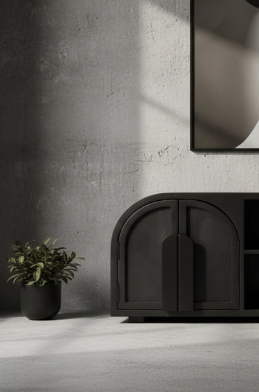 Nico Entertainment Unit | Matte Black at Online8 Furniture Auckland NZ