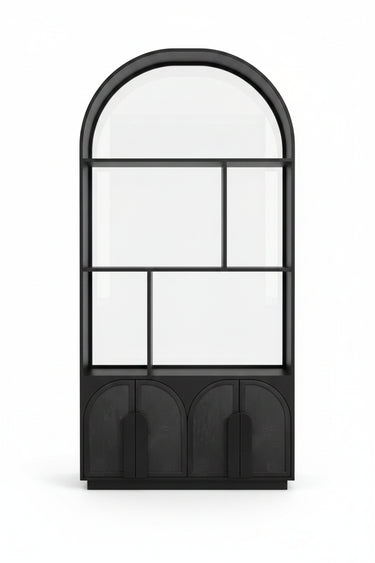 Nico Wooden Bookshelf - Matte Black at Online8 Furniture Auckland NZ