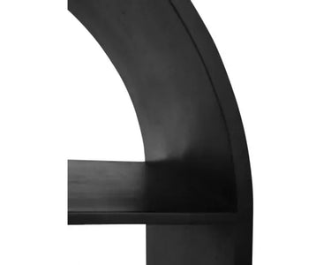Nico Wooden Bookshelf - Matte Black at Online8 Furniture Auckland NZ