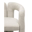 Nina Fabric Dining Chair - Dove at online8 furniture store Auckland
