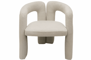 Nina Fabric Dining Chair - Dove at online8 furniture store Auckland