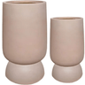 Nina Fiber Clay Planter - Dusty Pink at online8 furniture store Auckland