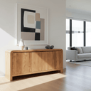 Noah 3 Door Sideboard - Natural at Online8 Furniture Auckland NZ