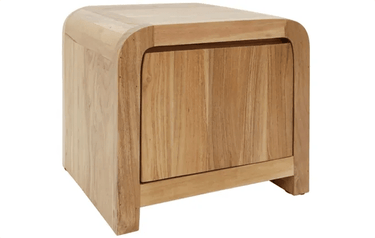 Noah Bedside Table - Natural at online8 furniture store Auckland