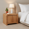 Noah Bedside Table - Natural at online8 furniture store Auckland