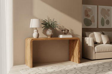 Noah Console Table - Natural at Online8 Furniture Auckland NZ