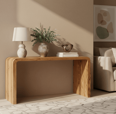 Noah Console Table - Natural at Online8 Furniture Auckland NZ