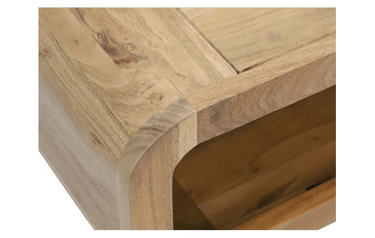 Noah Ovel coffee Table - Natural at online8 furniture store Auckland