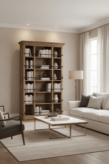 Nomad Bookcase - Reclaimed Elm at Online8 Furniture Auckland NZ