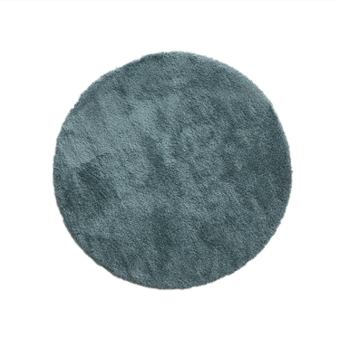 Nomadic Round Teal Blue Rug 200x200 at online8 furniture store Auckland