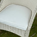 Noosa Outdoor Chair W/Outdoor Seat Cushion - White at online8 furniture store Auckland