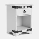 Nordic 1 Drawer Bedside Table - NZ Made at online8 furniture store Auckland