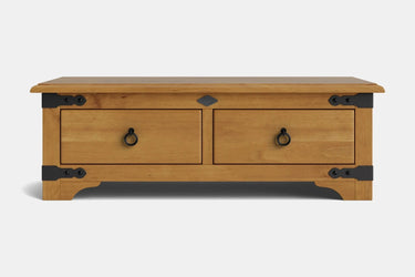 Nordic 2 Drawer Coffee Table - NZ Made at online8 furniture store Auckland