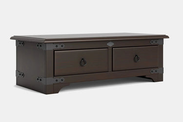 Nordic 2 Drawer Coffee Table - NZ Made at online8 furniture store Auckland