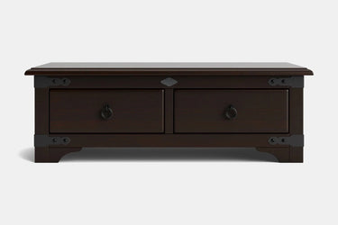 Nordic 2 Drawer Coffee Table - NZ Made at online8 furniture store Auckland