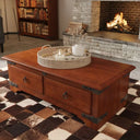 Nordic 2 Drawer Coffee Table - NZ Made at online8 furniture store Auckland