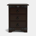 Nordic 3 Drawer Bedside Table - NZ Made at online8 furniture store Auckland
