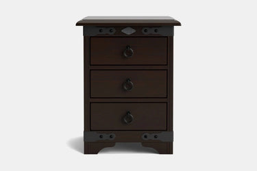 Nordic 3 Drawer Bedside Table - NZ Made at online8 furniture store Auckland