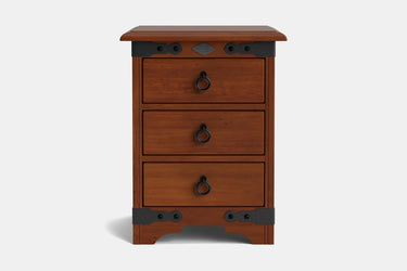 Nordic 3 Drawer Bedside Table - NZ Made at online8 furniture store Auckland