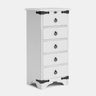 Nordic 5 Drawer Slimboy - NZ Made at online8 furniture store Auckland