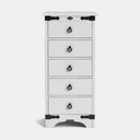 Nordic 5 Drawer Slimboy - NZ Made at online8 furniture store Auckland