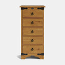 Nordic 5 Drawer Slimboy - NZ Made at online8 furniture store Auckland