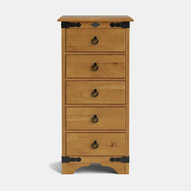 Nordic 5 Drawer Slimboy - NZ Made at online8 furniture store Auckland