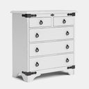 Nordic 5 Drawer Tallboy - NZ Made at online8 furniture store Auckland
