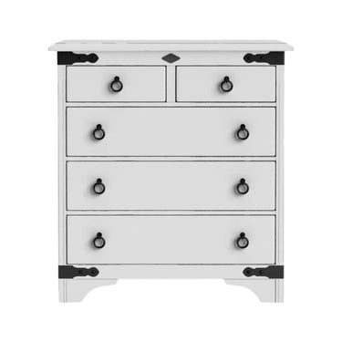 Nordic 5 Drawer Tallboy - NZ Made at online8 furniture store Auckland
