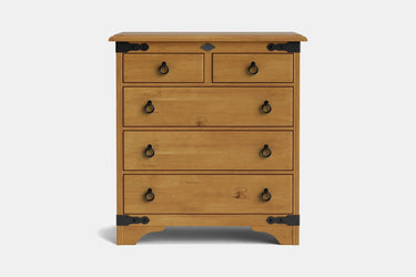 Nordic 5 Drawer Tallboy - NZ Made at online8 furniture store Auckland