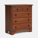 Nordic 5 Drawer Tallboy - NZ Made at online8 furniture store Auckland