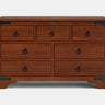Nordic 7 Drawer Lowboy - NZ Made at online8 furniture store Auckland