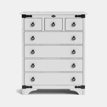 Nordic 7 Drawer Tallboy - NZ Made at online8 furniture store Auckland
